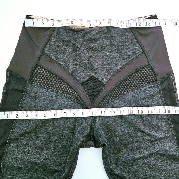 MICHI Charcoal Mesh Leggings with Structured Top🍁 Made in Canada - Picture 7 of 9